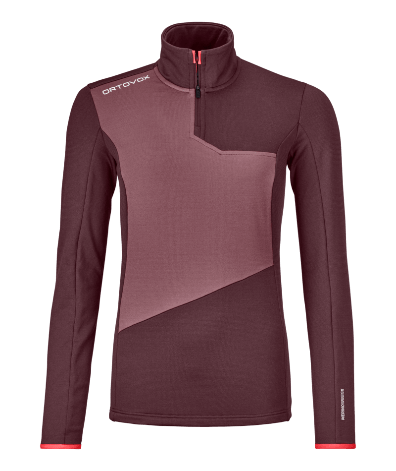 "FLEECE LIGHT ZIP NECK W" - winetasting