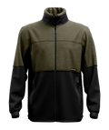 "FLEECE TEDDY JACKET M" - "dark wild herbs"