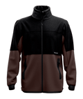 "FLEECE TEDDY JACKET M" - "black raven"