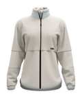 "FLEECE TEDDY JACKET W" - "white tea"