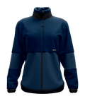 "FLEECE TEDDY JACKET W" - "deep ocean"