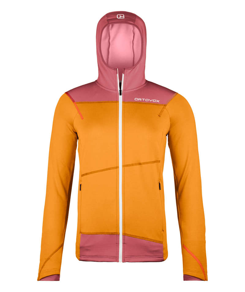 "FLEECE LIGHT HOODY W" - "autumn leaves"
