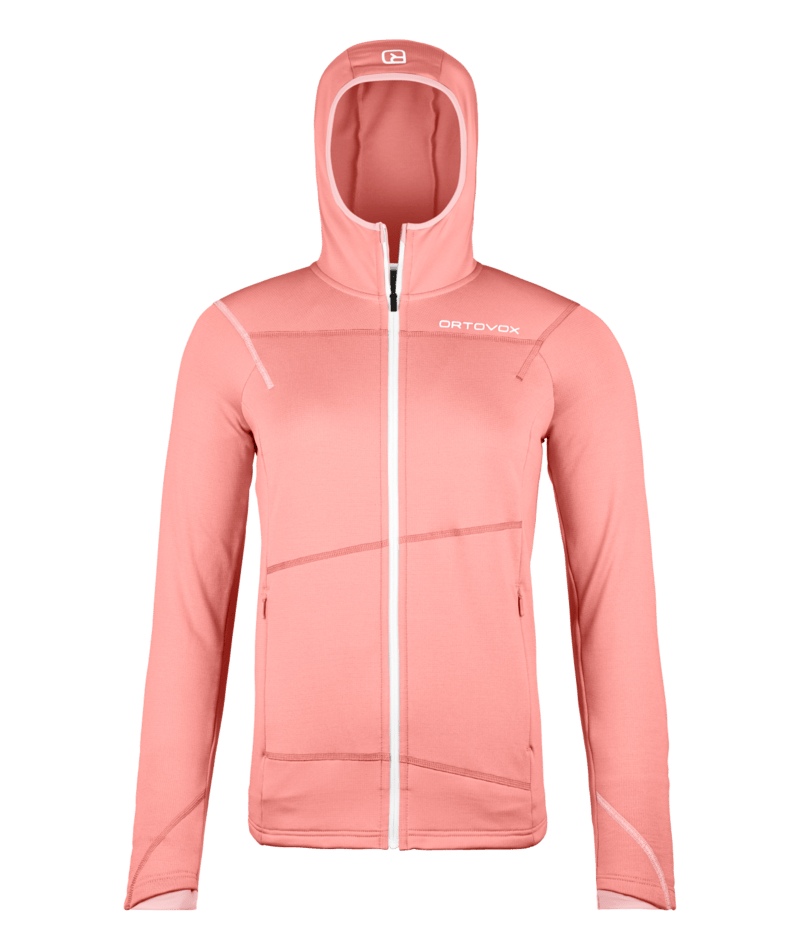 "FLEECE LIGHT HOODY W" - blossom
