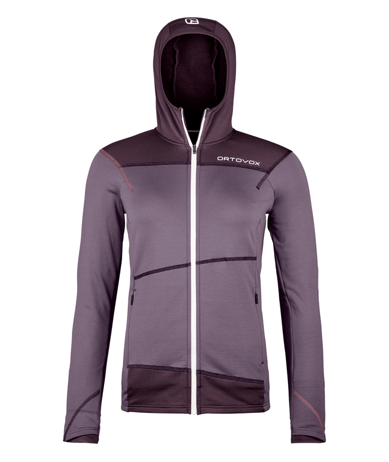 "FLEECE LIGHT HOODY W" - "wild berry"
