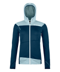 "FLEECE LIGHT HOODY W" - "deep ocean"