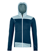 "FLEECE LIGHT HOODY W" - "deep ocean"