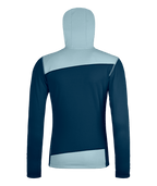 "FLEECE LIGHT HOODY W" - "deep ocean"