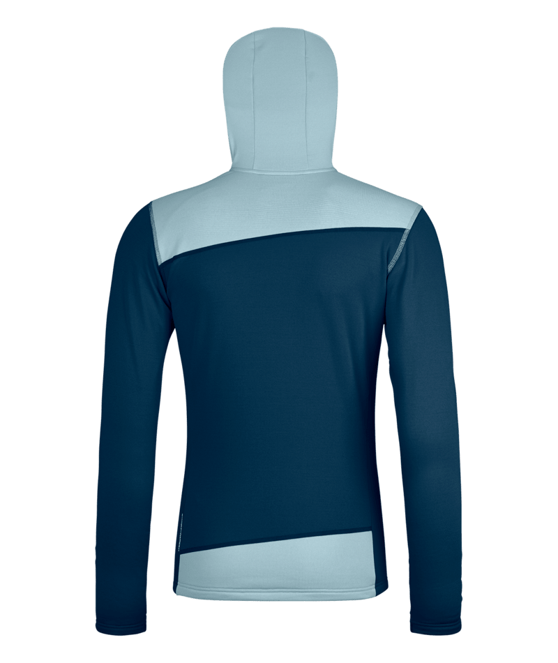 "FLEECE LIGHT HOODY W" - "deep ocean"