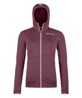 "FLEECE LIGHT HOODY W" - chestnut