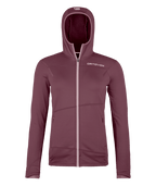 "FLEECE LIGHT HOODY W" - chestnut