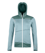 "FLEECE LIGHT HOODY W" - "glacier grey"