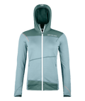 "FLEECE LIGHT HOODY W" - "glacier grey"