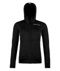 "FLEECE LIGHT HOODY W" - "black raven"