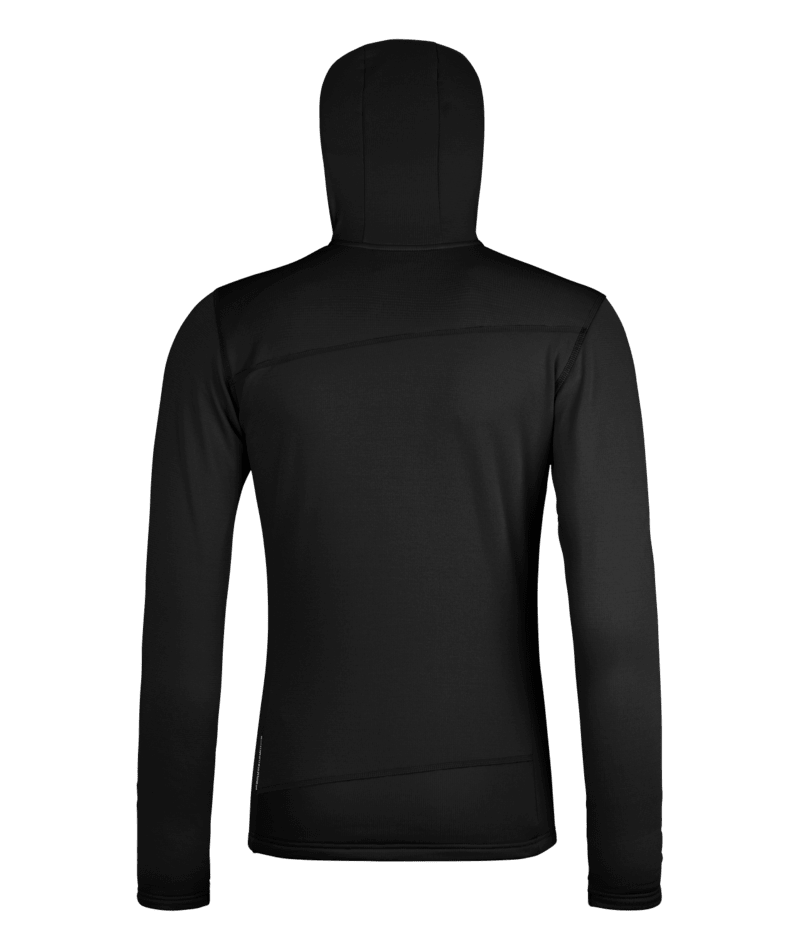 "FLEECE LIGHT HOODY W" - "black raven"