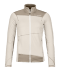"FLEECE LIGHT JACKET W" - "white chalk"