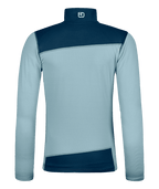 "FLEECE LIGHT JACKET W" - "glacier grey"