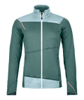 "FLEECE LIGHT JACKET W" - "arctic grey"