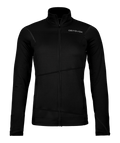 "FLEECE LIGHT JACKET W" - "black raven"