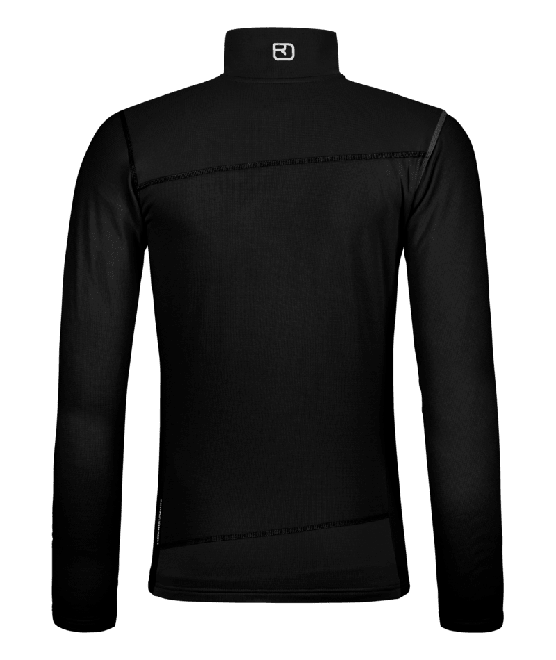"FLEECE LIGHT JACKET W" - "black raven"