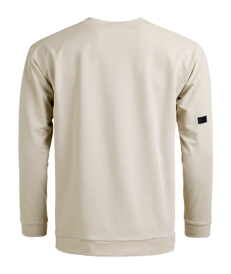 "AFFINITY CREW NECK M" - "white tea"