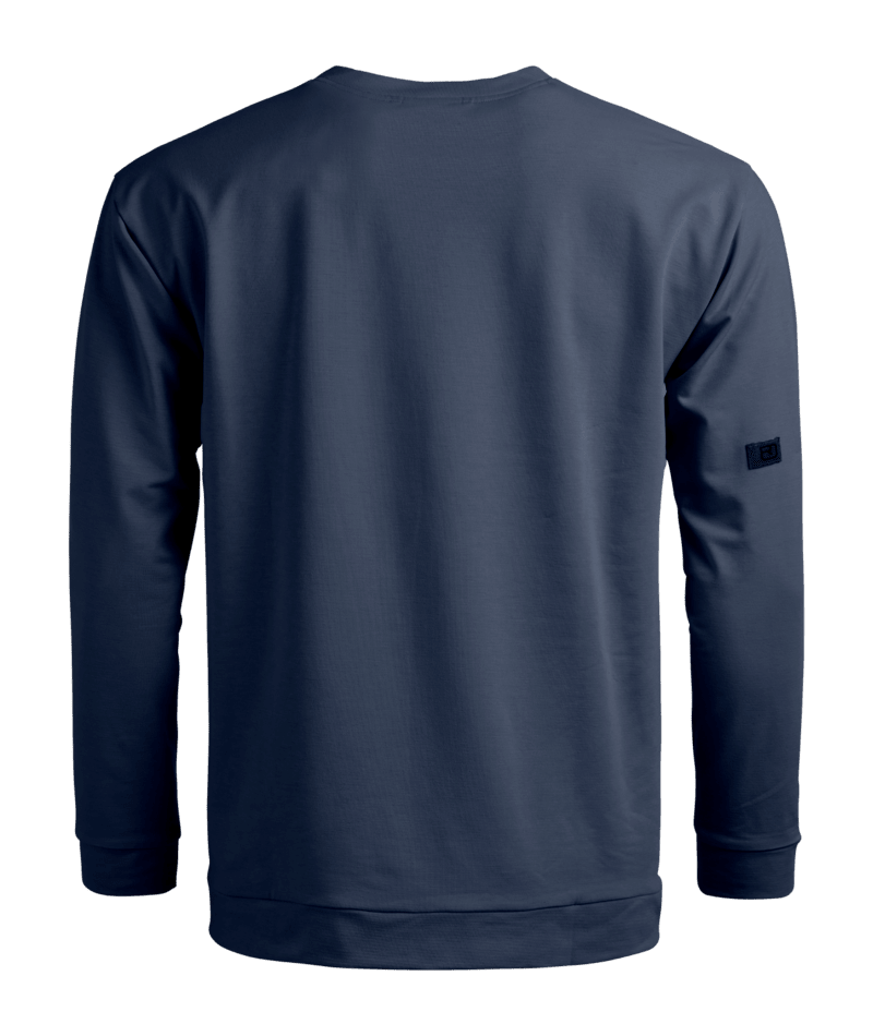 "AFFINITY CREW NECK M" - "blue nunatak"