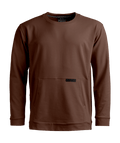 "AFFINITY CREW NECK M" - "dark chestnut"