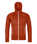"FLEECE LIGHT HOODY M" - "clay orange"