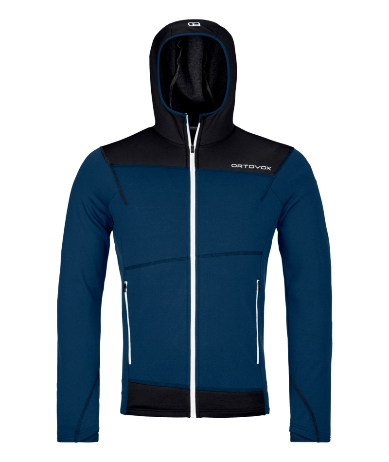 "FLEECE LIGHT HOODY M" - "deep ocean"