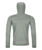 "FLEECE LIGHT HOODY M" - "green sage"