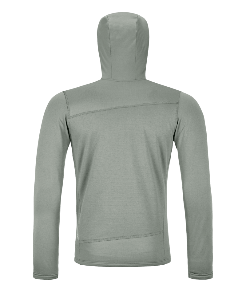 "FLEECE LIGHT HOODY M" - "green sage"