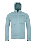 "FLEECE LIGHT HOODY M" - "glacier grey"