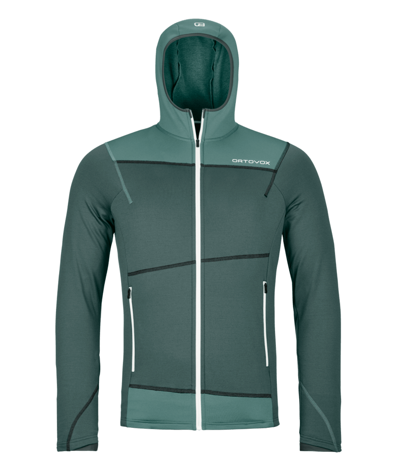 "FLEECE LIGHT HOODY M" - "dark arctic grey"