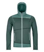 "FLEECE LIGHT HOODY M" - "dark arctic grey"