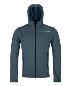 "FLEECE LIGHT HOODY M" - "dark arctic grey"