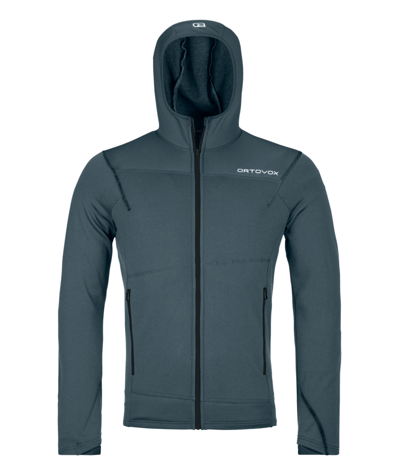 "FLEECE LIGHT HOODY M" - "dark arctic grey"