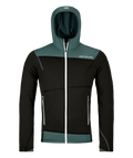 "FLEECE LIGHT HOODY M" - "black raven"
