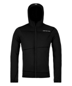 "FLEECE LIGHT HOODY M" - "black raven"