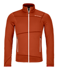 "FLEECE LIGHT JACKET M" - "clay orange"
