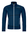 "FLEECE LIGHT JACKET M" - "deep ocean"