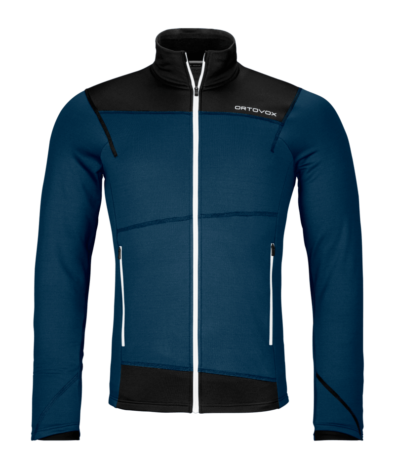 "FLEECE LIGHT JACKET M" - "deep ocean"