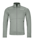 "FLEECE LIGHT JACKET M" - "green sage"
