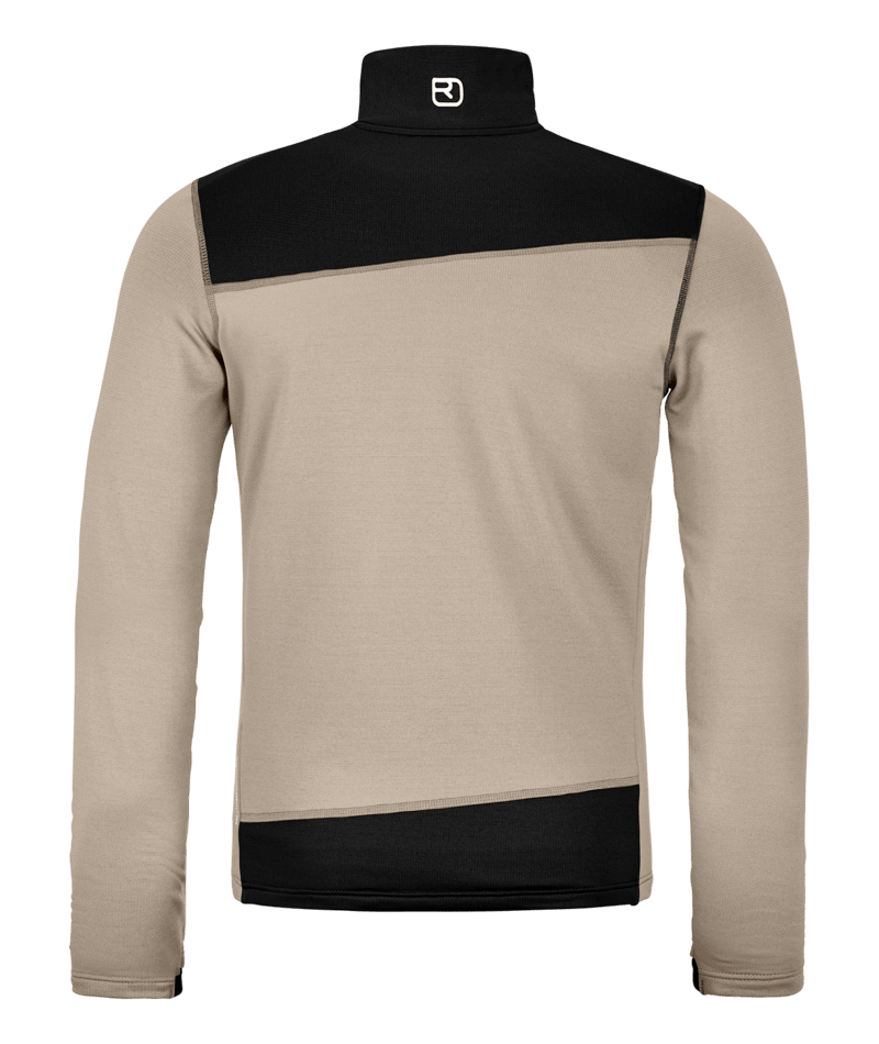 "FLEECE LIGHT JACKET M" - "grey sand"