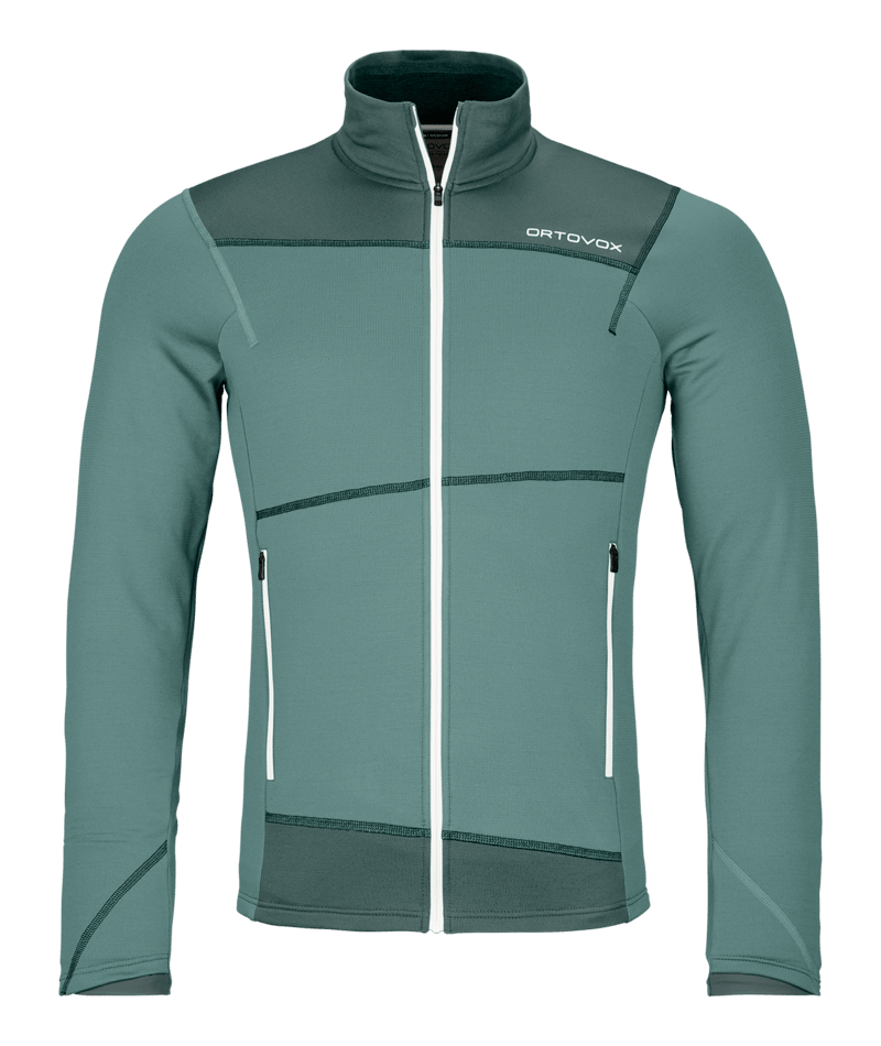 "FLEECE LIGHT JACKET M" - "arctic grey"