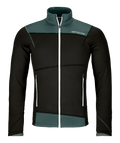"FLEECE LIGHT JACKET M" - "black raven"