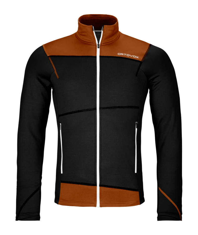 "FLEECE LIGHT JACKET M" - "black raven"