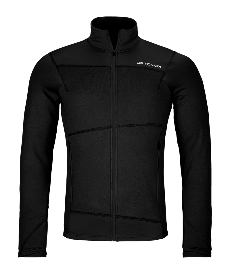 "FLEECE LIGHT JACKET M" - "black raven"