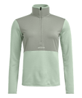 "FLEECE LIGHT ZIP NECK W" - "green acid"