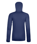 "FLEECE GRID HOODY W" - "blue nunatak"