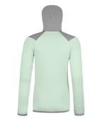 "FLEECE GRID HOODY W" - "green acid"