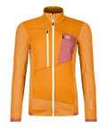 "FLEECE GRID JACKET W" - "autumn leaves"